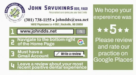Create a Google Account to leave us a review